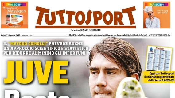 PRIMA PAGINA - Tuttosport: "Juve Basta rotture!"