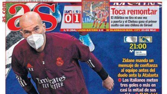 Le aperture spagnole - "Il Real con l'Atalanta per sopravvivere. Ma Zidane è fiducioso"