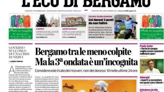 L'Eco di Bergamo sull'Atalanta: "Coi danesi 3 punti da non fallire" 
