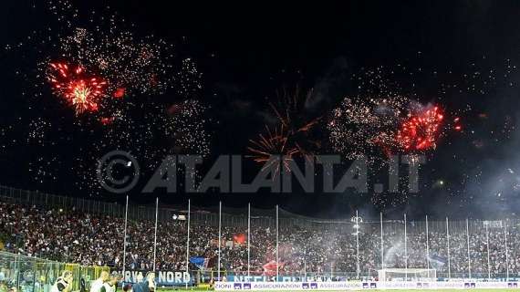 Fotonotizia: Atalanta-Lazio, la coreografia nerazzurra 