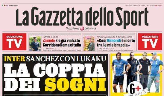 L'apertura de La Gazzetta dello Sport: "La coppia dei sogni"