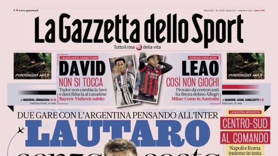 PRIMA PAGINA - La Gazzetta dello Sport: "I segreti di Conte e Gasperini"