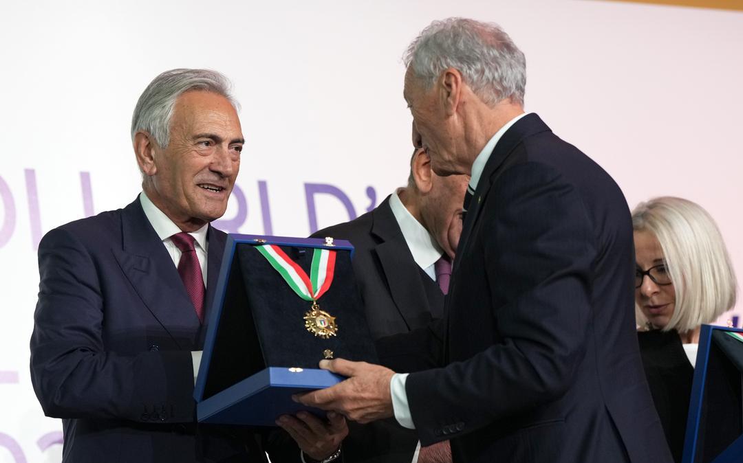 A Gravina il Collare d’Oro al merito sportivo: “Riconoscimento frutto di un percorso condiviso”