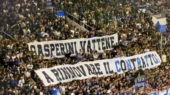 "Gasperini vattene... a rinnovare il contratto!": spettacolo in Curva Nord per il Gasp