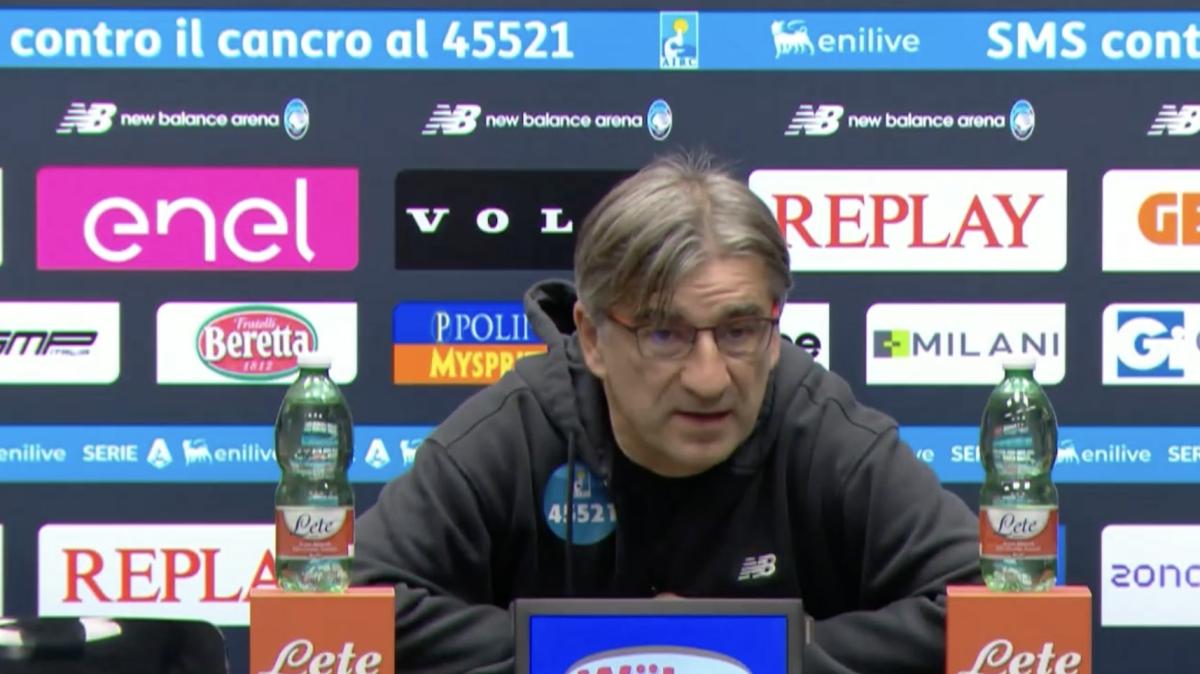 Juric in conferenza: “Atalanta irriconoscibile. Prestazione inspiegabile dopo Marsiglia, la responsabilità è mia”