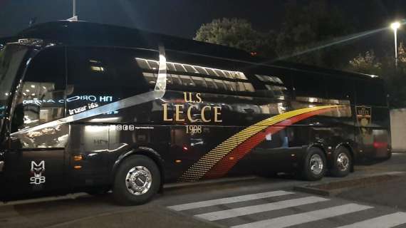 ESCLUSIVA TA, FOTO - L’arrivo del Lecce a Bergamo 
