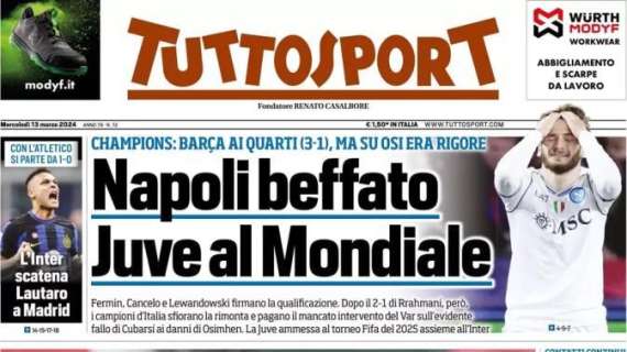 Tuttosport in apertura sull'inchiesta per la cessione del club: "Il Milan rischia grosso"