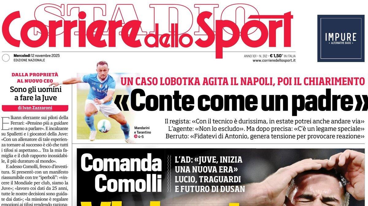 PRIMA PAGINA - Corriere dello Sport: "Vlahovic, è addio"