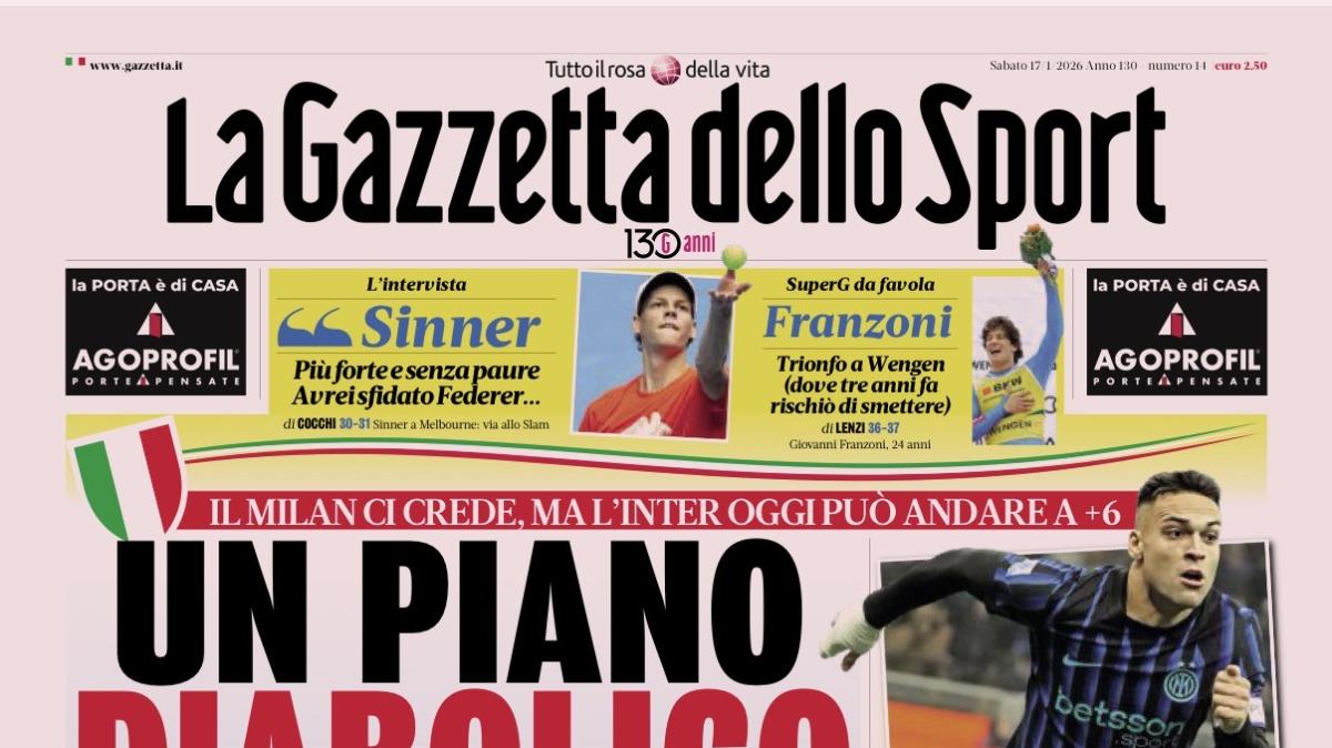 PRIMA PAGINA - La Gazzetta dello Sport: "Un piano diabolico"