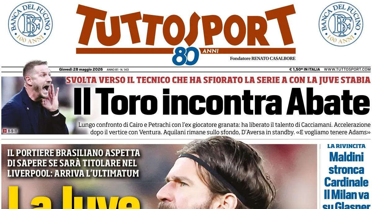PRIMA PAGINA – Tuttosport: "Yildiz non si tocca!"