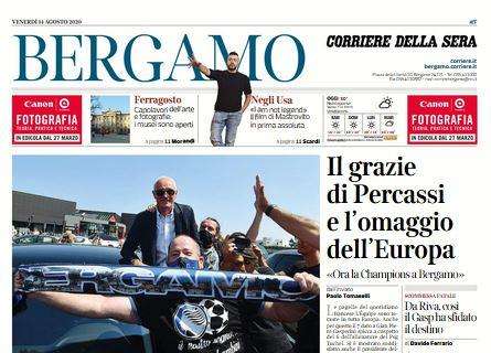 Corriere di Bergamo: "Il grazie di Percassi e l'omaggio dell'Europa"