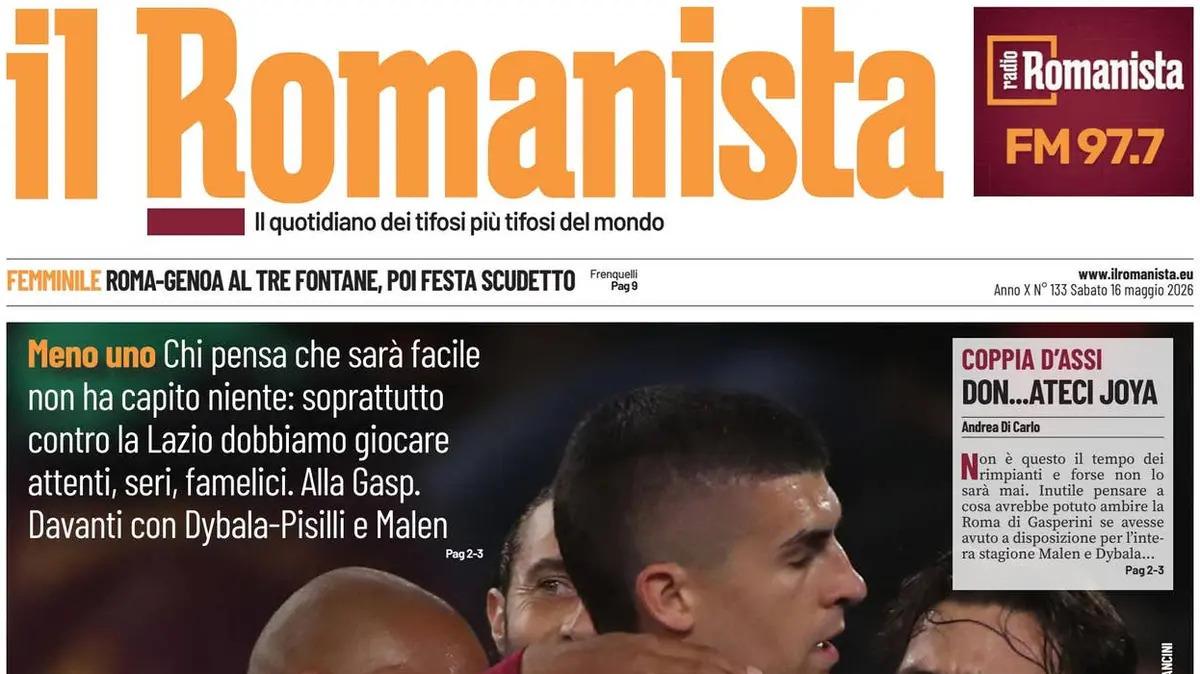 PRIMA PAGINA – il Romanista: "Roma chiamò"