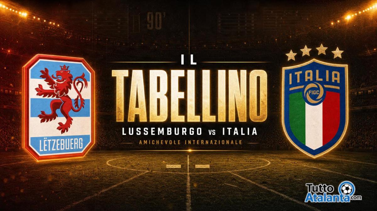 Amichevole / Lussemburgo-Italia 0-1, il tabellino