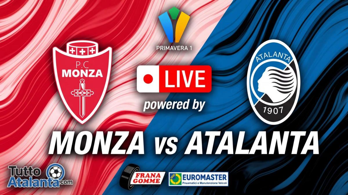 DIRETTA PRIMAVERA 1 / MONZA-ATALANTA Frana Gomme Madone, calcio d'inizio ore 15