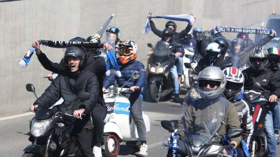 Atalanta, passione su due ruote: la «motorata» dei tifosi infiamma Clusone
