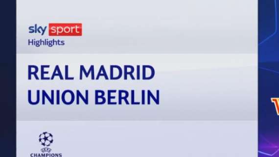 VIDEO, Champions / Real Madrid-Union Berlino 1-0: gol e highlights