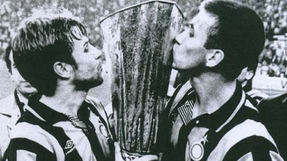 I due Paganin, Antonio e Massimo, con la Uefa vinta in maglia Inter nel 1994. Vestirono poi entrambi, in epoche differenti, il nerazzurro dell&#039;Atalanta
