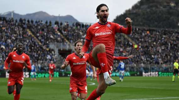 A Como la settima vittoria di fila in Serie A della Fiorentina. Palladino invita alla calma