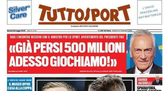 Tuttosport in apertura: "Juve: ciao Arthur, ecco Jorginho!"