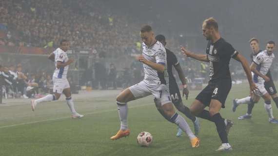 Sturm Graz-Atalanta 1-2, le statistiche DAZN dopo i primi 45'