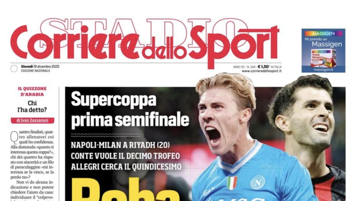PRIMA PAGINA - Corriere dello Sport: "Roba da sceicchi"