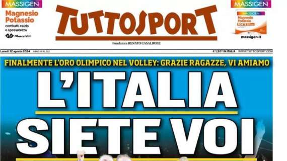 Tuttosport così sul ko in amichevole contro l'Atletico Madrid: "Juve, troppi buchi"