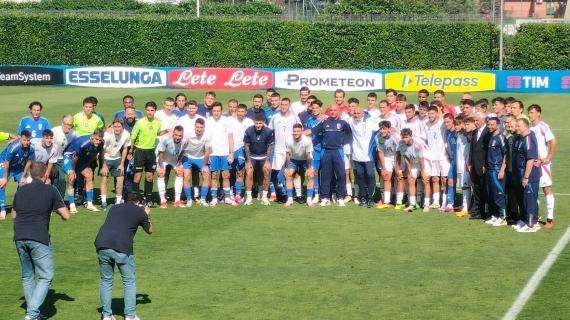 Italia, test a Coverciano con la difesa a tre: battuta 3-1 l'Under 20. Scamacca il migliore