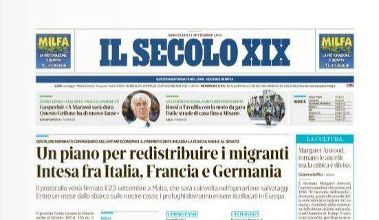 Il Secolo XIX, Gasperini: "Il Genoa ha ritrovato l'entusiasmo"