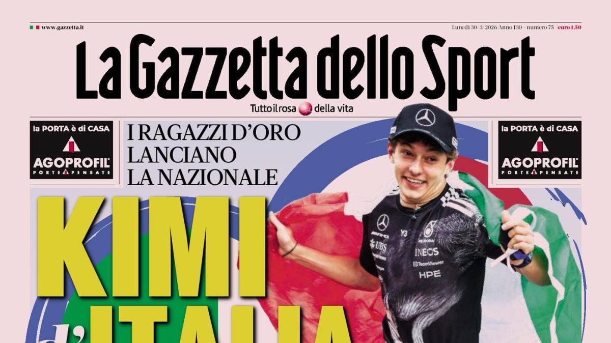 PRIMA PAGINA - Gazzetta dello Sport: "Kimi d'Italia"