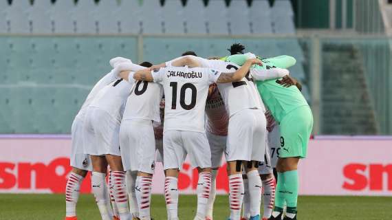 Milan, contro l'Atalanta in campo con la maglia bianca delle finali