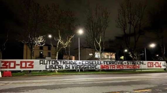FOTO - Tifosi nerazzurri in rivolta contro le restrizioni del Prefetto per Napoli-Atalanta