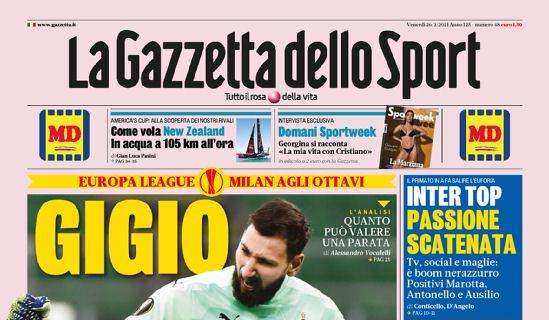 L'apertura de La Gazzetta dello Sport: "La Buona Stella"