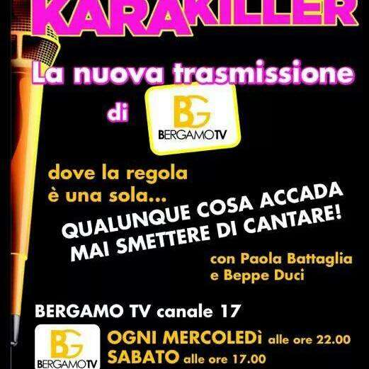 Paola Battaglia e Beppe Duci di Bergamo Tv, Comic Sports Web protagonista: Karakiller