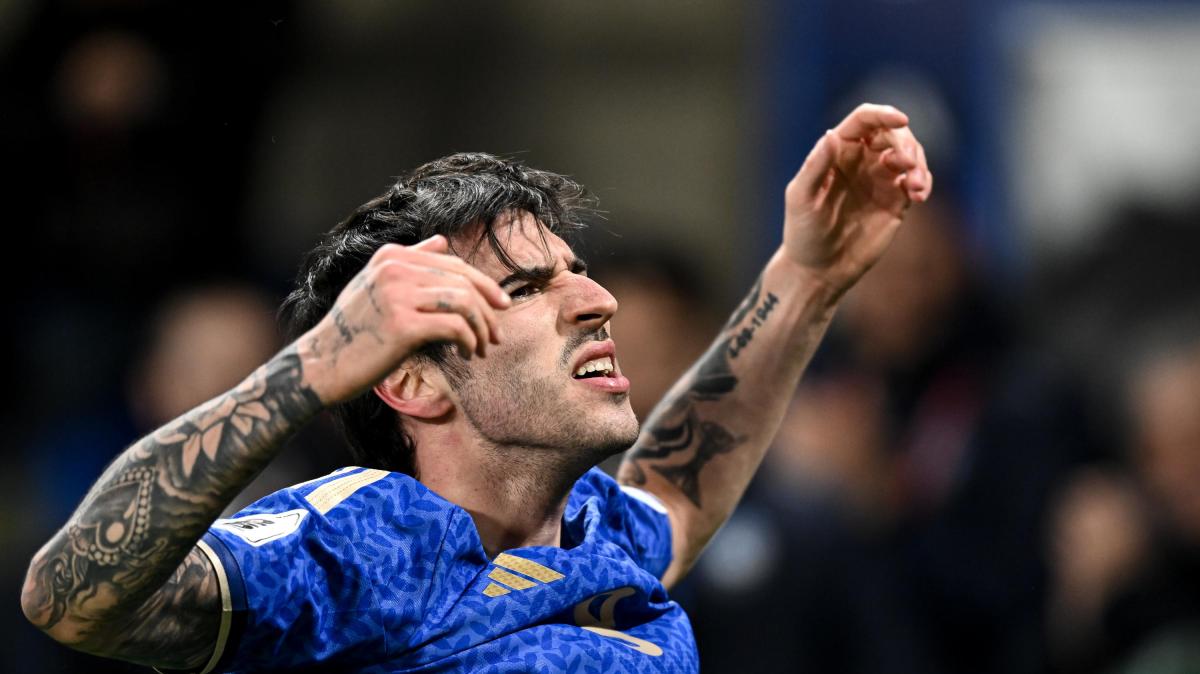 Photogallery Frana Gomme Madone, gli scatti più belli della sfida Italia-Irlanda del Nord