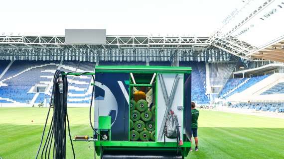 Stadio di Bergamo, lavori quasi ultimati: in corso legatura verticale del terreno