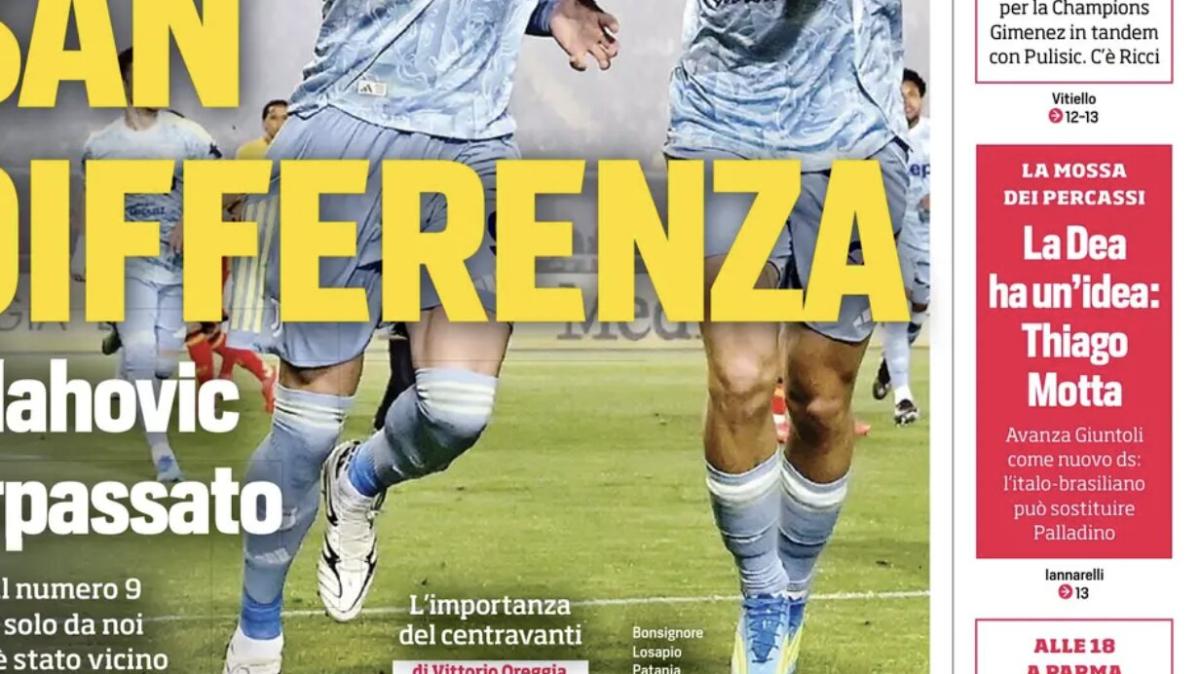 PRIMA PAGINA - Corriere dello Sport: "La Dea ha un'idea: Thiago Motta. Avanza Giuntoli come nuovo ds"
