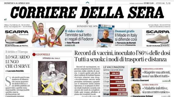 Corriere della Sera: "Processo a Salvini, è scontro"