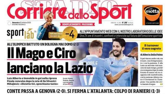 L'apertura del Corriere dello Sport: "Si ferma l’Atalanta”