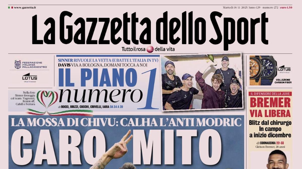 PRIMA PAGINA - La Gazzetta dello Sport: "Caro mito ti sfido"