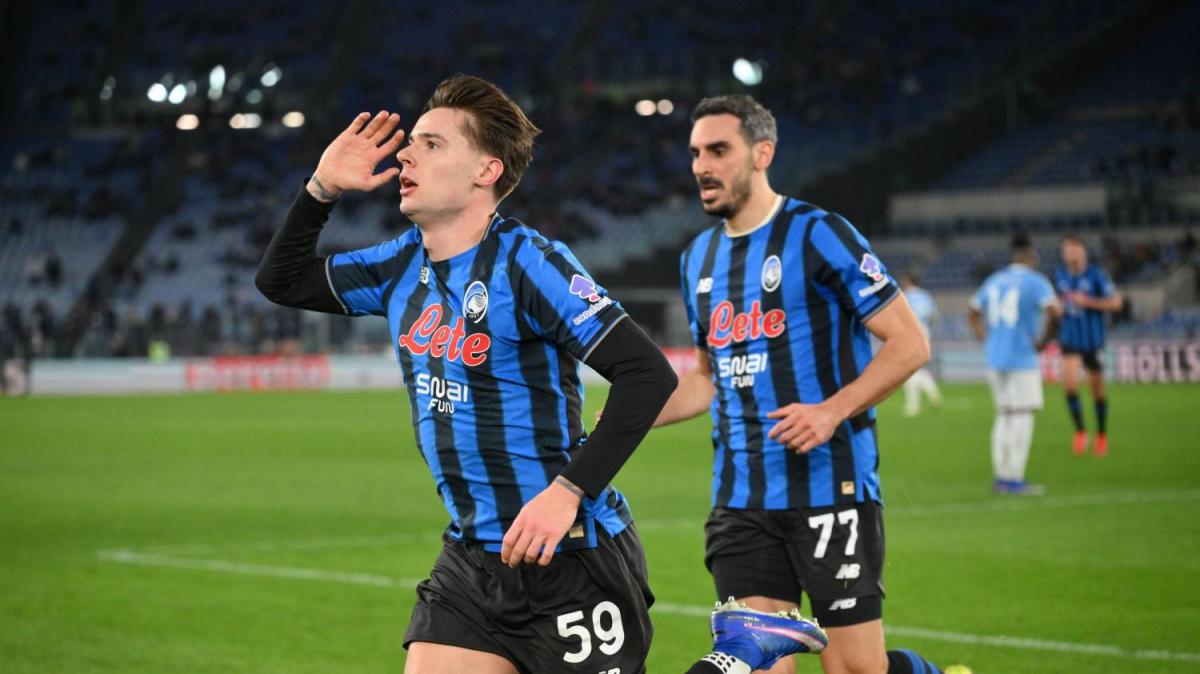 Lazio-Atalanta 0-2, i gol 