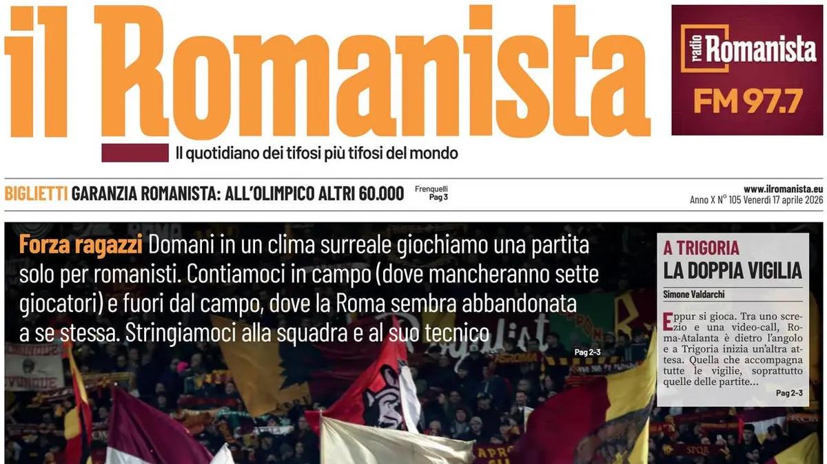 PRIMA PAGINA - Il Romanista: "Anche Sulemana verso il forfait"