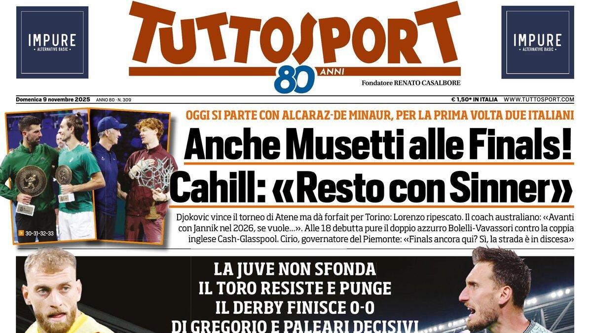PRIMA PAGINA - Tuttosport: "Hanno vinto solo loro"