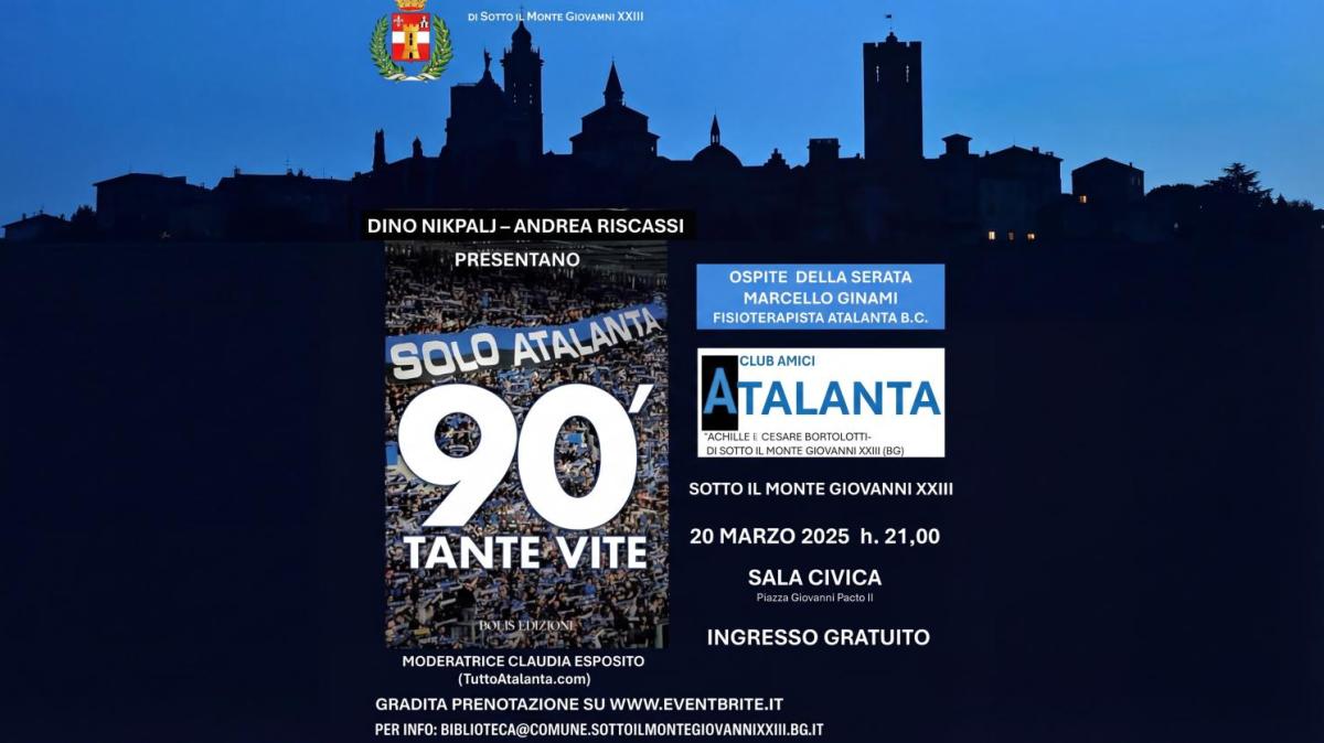 L'anima della Dea in novanta battiti: a Sotto il Monte il viaggio sentimentale di "Solo Atalanta"