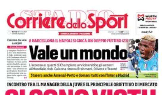 La Juve punta Koopmeiners. L'apertura de Il Corriere dello Sport: "Si è visto con Giuntoli"