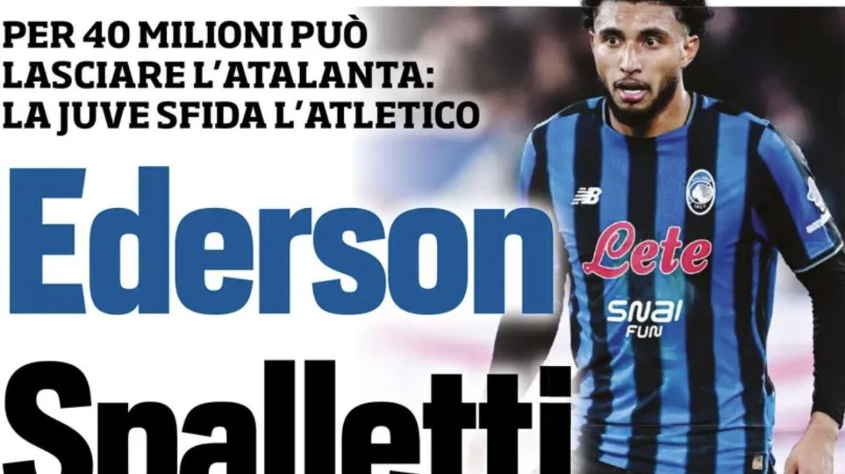 PRIMA PAGINA - Tuttosport: "Ederson, Spalletti dice sì"