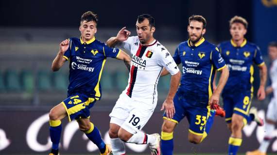 Serie A, il posticipo. H.Verona e Genoa non si fanno male