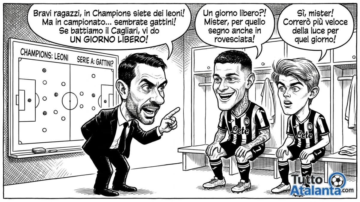 La vignetta TA - "Leoni" in Champions, "Gattini" in A? La cura Palladino e il premio che fa gola ai bomber