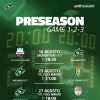 Avellino Basket, ecco le prime tre gare di preseason