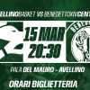 Avellino Basket-Benedetto XIV Cento, parte la prevendita