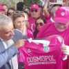 VIDEO - Avellino al fianco della Camminata Rosa. Donata una maglia speciale al dott. Iannace